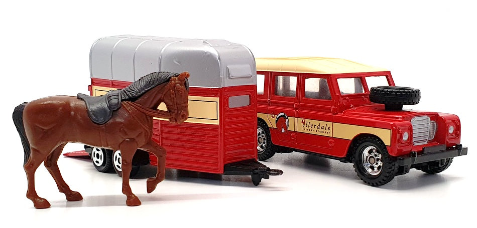 Corgi Appx 25cm Long Diecast 60004 - Land Rover & Horse Box - Ellerdale