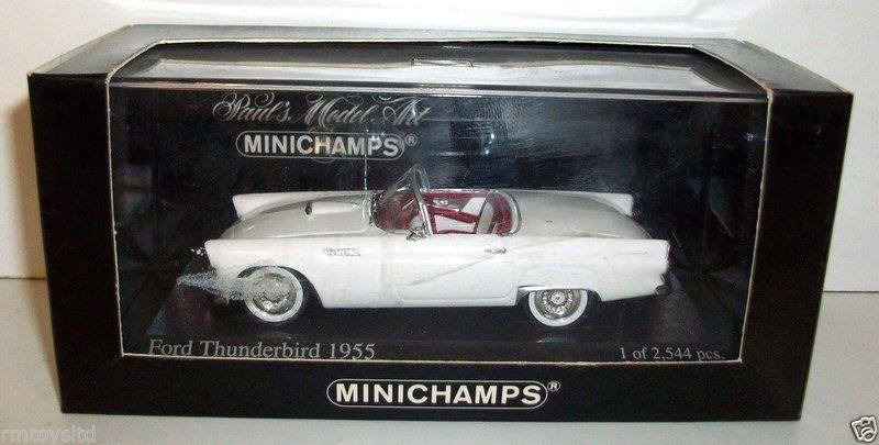 MINICHAMPS 1/43 - 400 082030 FORD THUNDERBIRD 1955 - WHITE