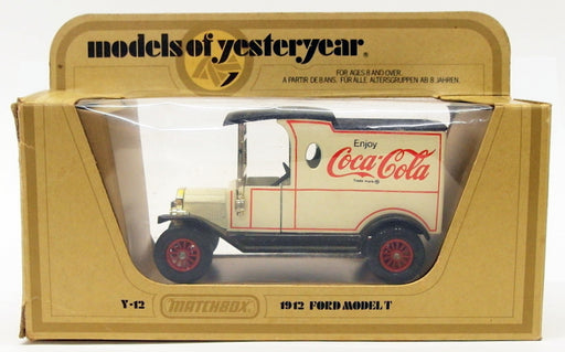 Matchbox Models Of Yesteryear Y-12 - 1912 Ford Model T - Coca-Cola