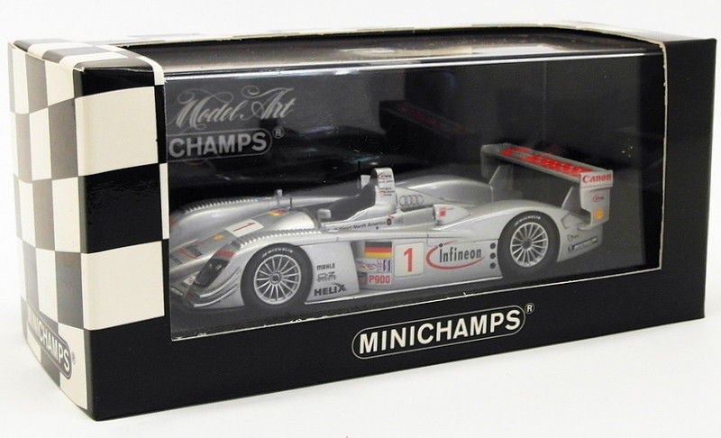 Minichamps 1/43 Scale Model Car 400 031391 - Infinion Audi R8 12h Sebring 2003