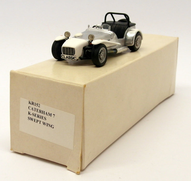 K&R Replicars 1/43 Scale White Metal Kit - KR152 Caterham 7 K-Series Swept Wing