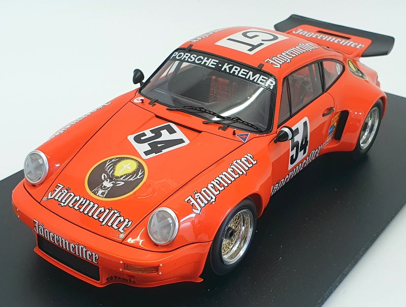 Spark 1/18 Scale 18S042 - Porsche 911 RSR 3.0 #54 Nurburgring 1975 - Orange