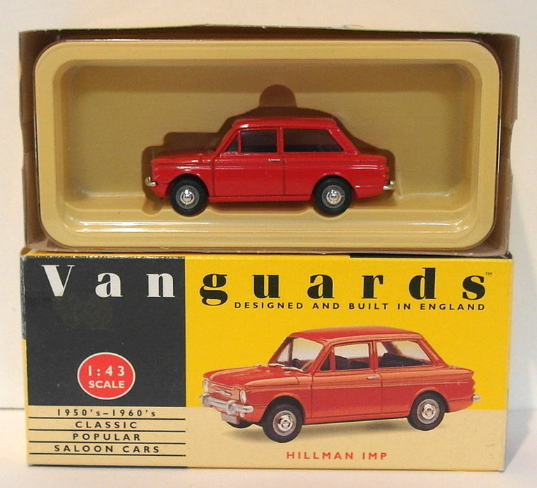 Vanguards 1/43 Scale Diecast VA26000 - Hillman Imp - Red