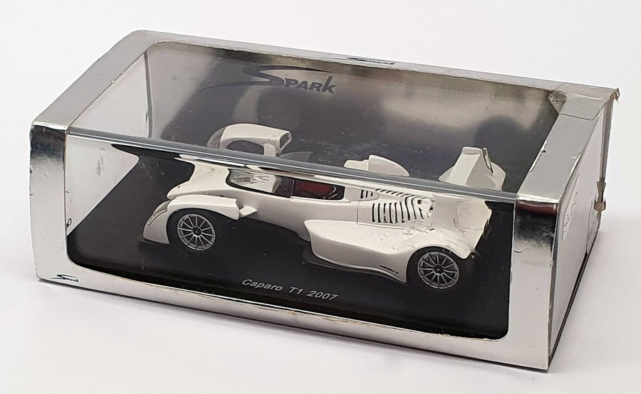 Spark 1/43 Scale Model Car S0628 - 2007 Caparo T1 - White