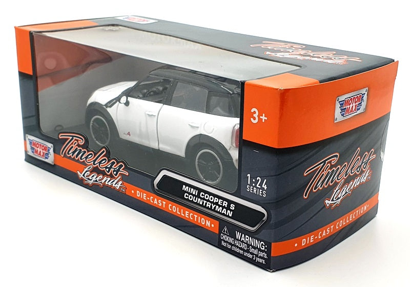 Motormax 1/24 Scale Diecast - 73353 - Mini Cooper S Countryman - White