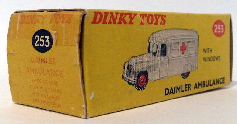 Vintage Dinky 253 - Daimler Ambulance - White Variant 2