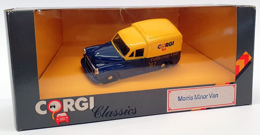 Corgi 1/43 Scale C957/3 - Morris Minor Van Corgi - Blue/Yellow