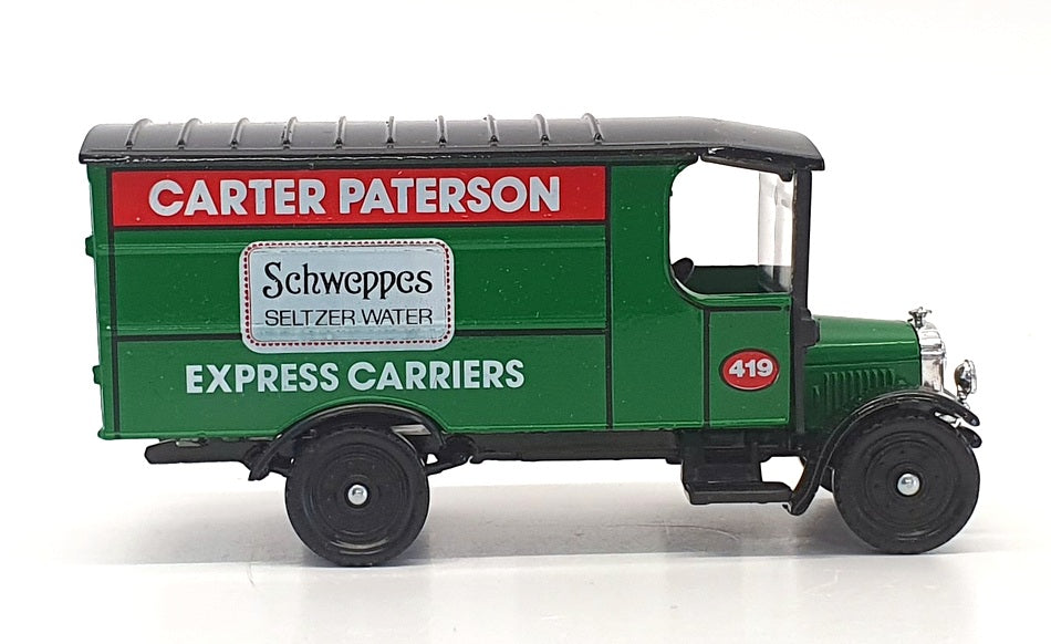 Corgi 13cm Long Diecast C842 - Thornycroft Van Carter Paterson - Green