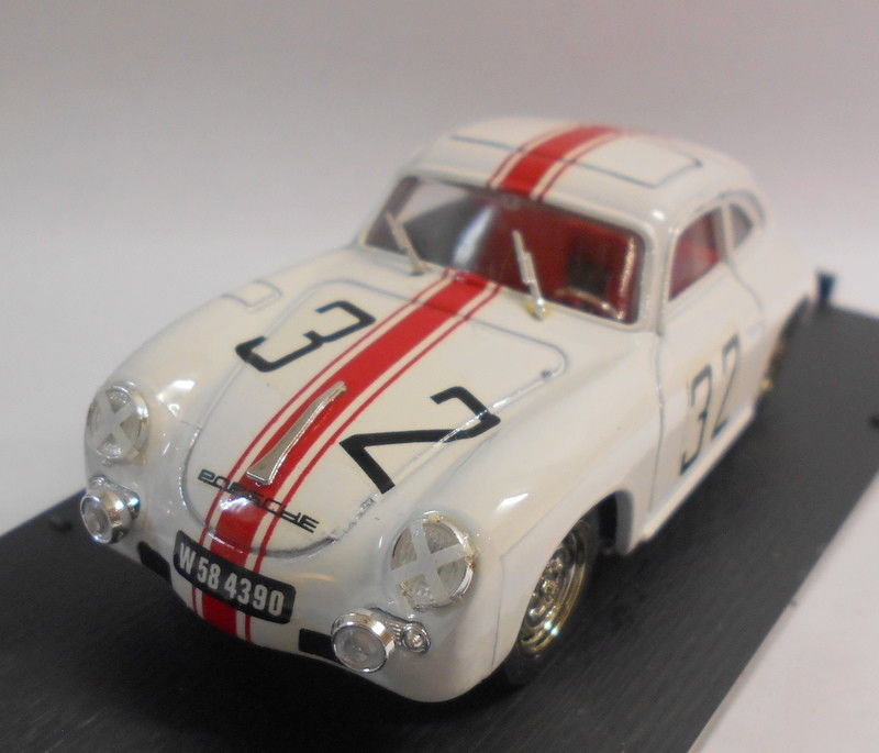 Brumm 1/43 Scale Metal Model - S018 PORSCHE 356 COUPE 1952 WHITE