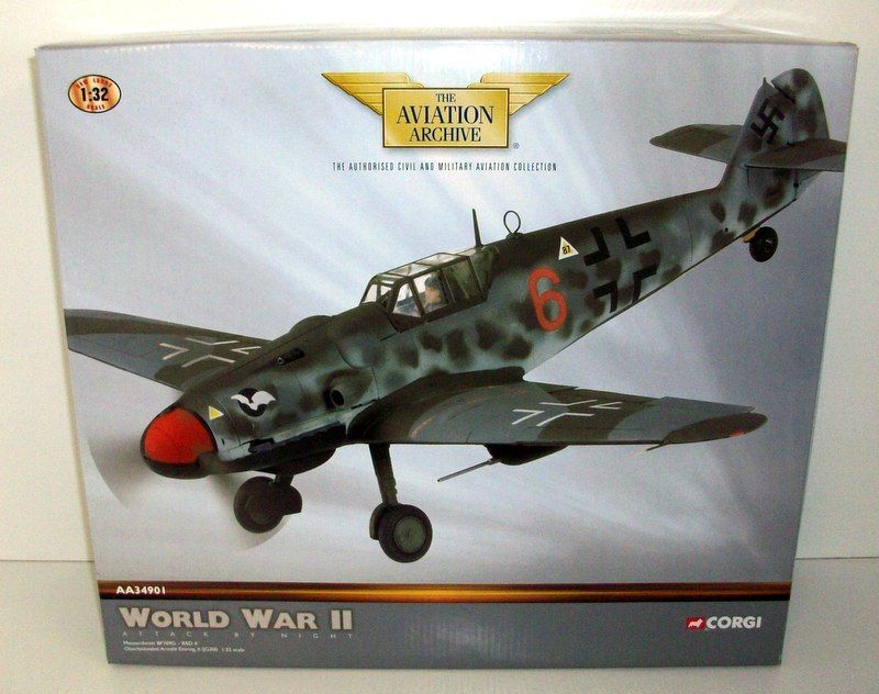 CORGI 1/32 AA34901 MESSERSCHMITT BF109G 'RED 6' OBERFELDWEBEL ARNOLD DORING