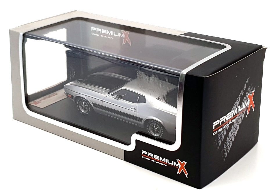 PremiumX 1/43 Scale PRD398J - 1973 Ford Mustang MACH 1 - Silver