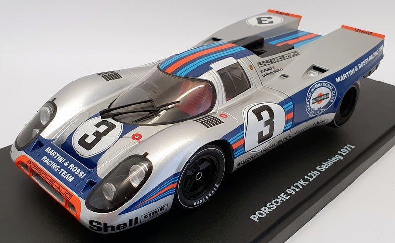 CMR 1/18 Scale Model Car CMR132 - Porsche 917K Martini Livery Sebring '71 #3