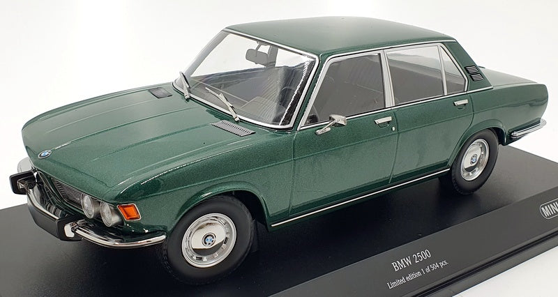 Minichamps 1/18 Scale 155 029201 - BMW 2500 1968 - Metallic Green