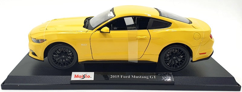 Maisto 1/18 Scale Diecast 46629 - 2015 Ford Mustang GT - Yellow