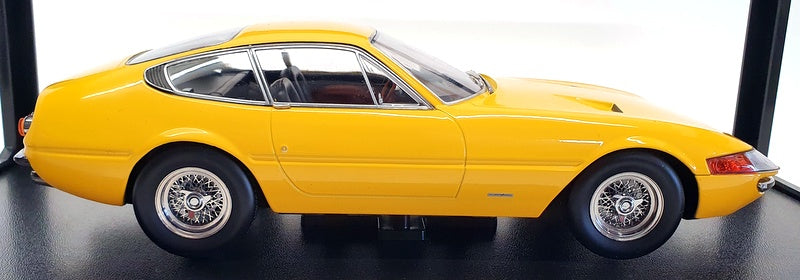 KK Scale 1/18 Scale Model Car KKDC180582 - 1969 Ferrari - 365 GTB/4 - Yellow