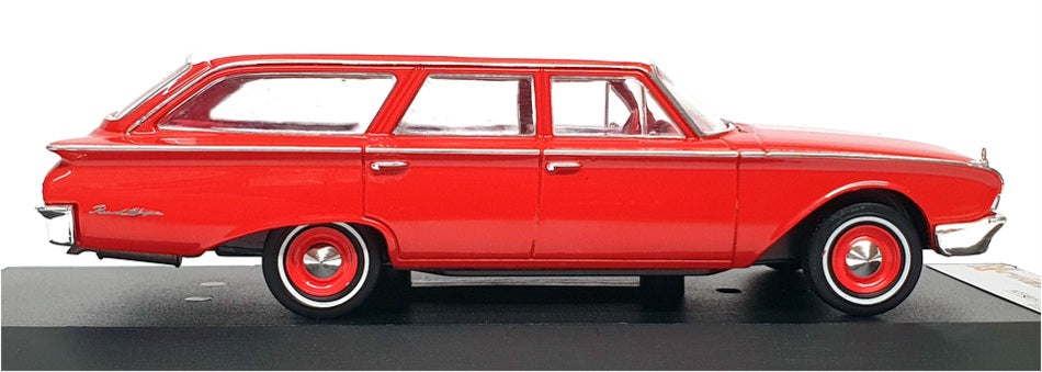 PremiumX 1/43 Scale Diecast PRD212 - 1960 Ford Ranch Wagon - Red