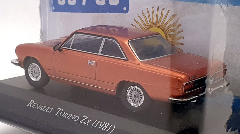 Altaya 1/43 Scale Diecast 4921 - 1981 Renault Torino Zx - Metallic Copper