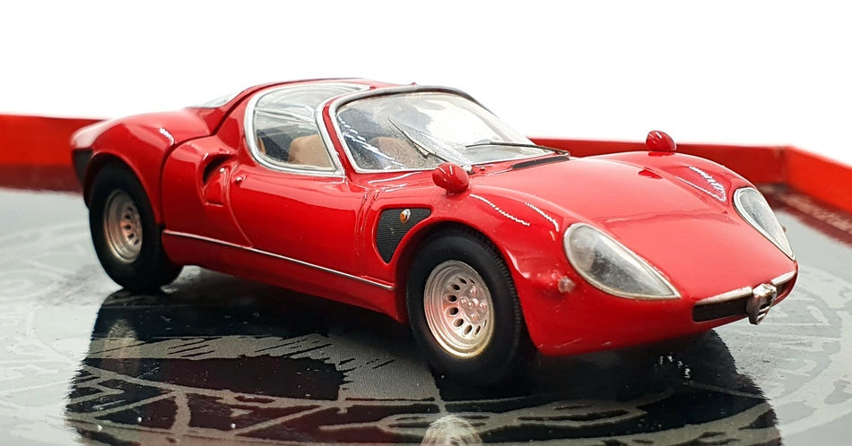 Minichamps 1/43 Scale 436 120920 - 1968 Alfa Romeo Tipo 33 Stradale - Red