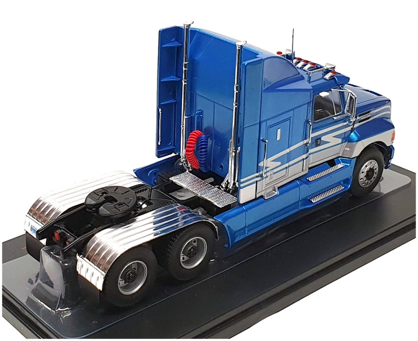 Ixo 1/43 Scale Diecast TR127.22 - 1990 Ford Aeromax Truck - Met Blue/Silver