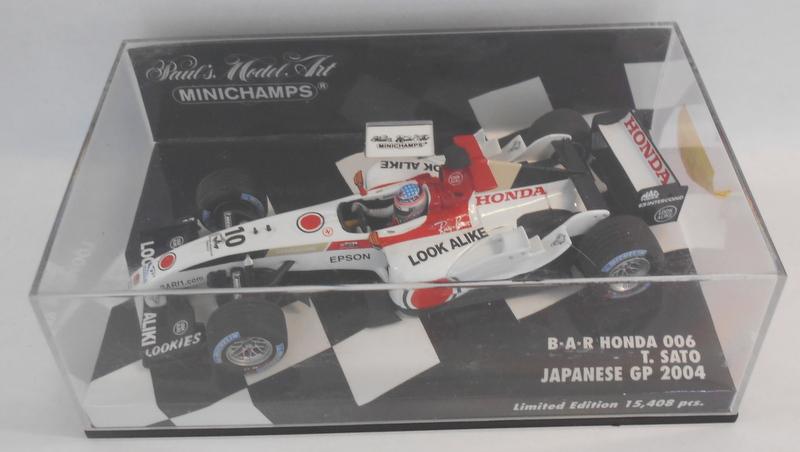 Minichamps F1 1/43 Scale - 400 040110 BAR HONDA 006 T.SATO