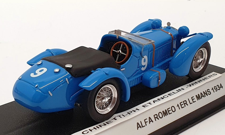 Starter Models 1/43 Scale LM034 - Alfa Romeo 8c 1st Le Mans 1934 - Blue