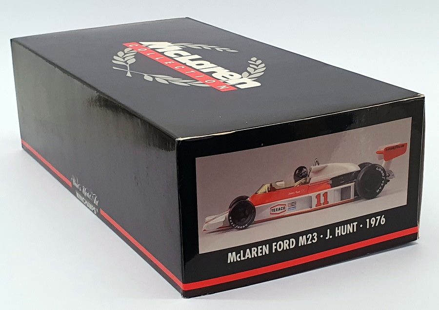 Minichamps 1/18 Scale 530 761811 - F1 McLaren Ford M23 - #11 James Hunt 1976