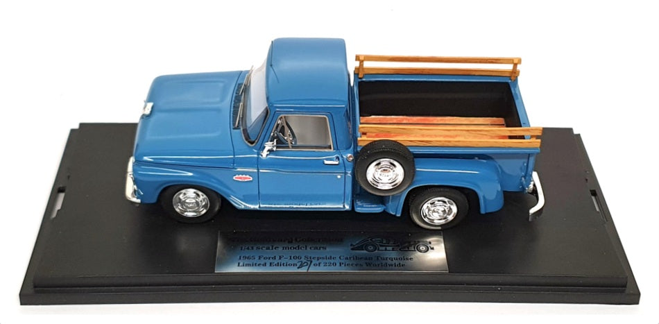 Goldvarg 1/43 Scale GC-033B - 1965 Ford Step Side Truck - Caribbean Turquoise