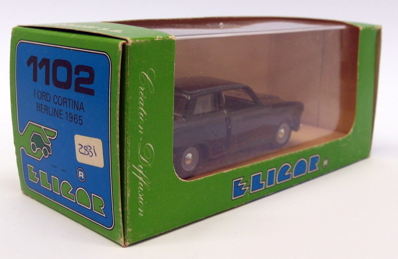 Eligor 1/43 Scale EL4 - 1102 1965 Ford Cortina MK1 Berline Black