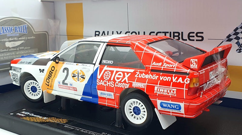 Sun Star 1/18 Scale 4252 Audi Quattro A1 #2 H.Demuth/W.Lux 1984 Rally