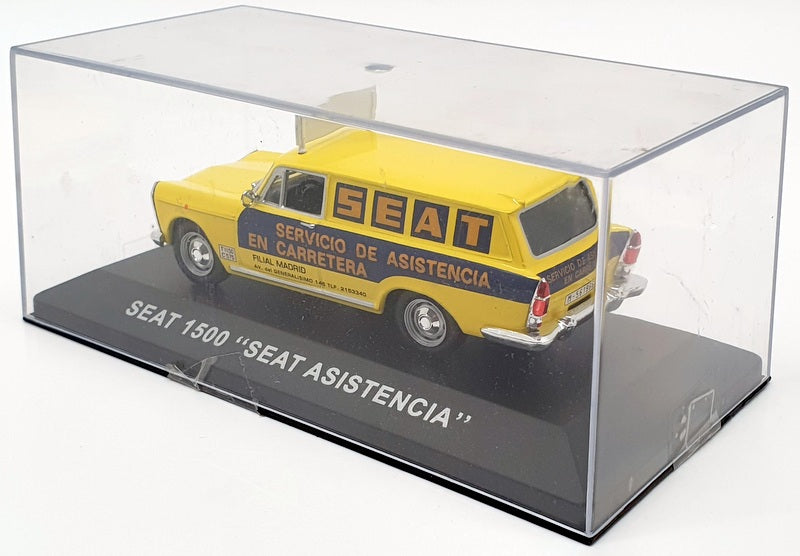 Altaya 1/43 Scale Diecast IR104 - Seat 1500 "Seat Asistencia" - Yellow