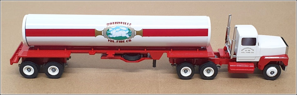 Winross 1/64 Scale WR021 - Ford Tanker Truck Rothsville Fire Co. - Red/White