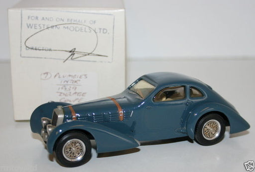 WESTERN MODELS MIKE STEPHENS 1st PROTOTYPE MODEL - PLUMBIES - 1939 DELAGE COUPE