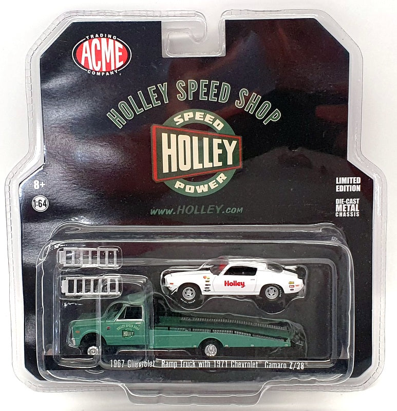 ACME 1/64 Scale 51247 - 1967 Chevrolet Ramp Truck & 1971 Chevrolet Camaro Z/28