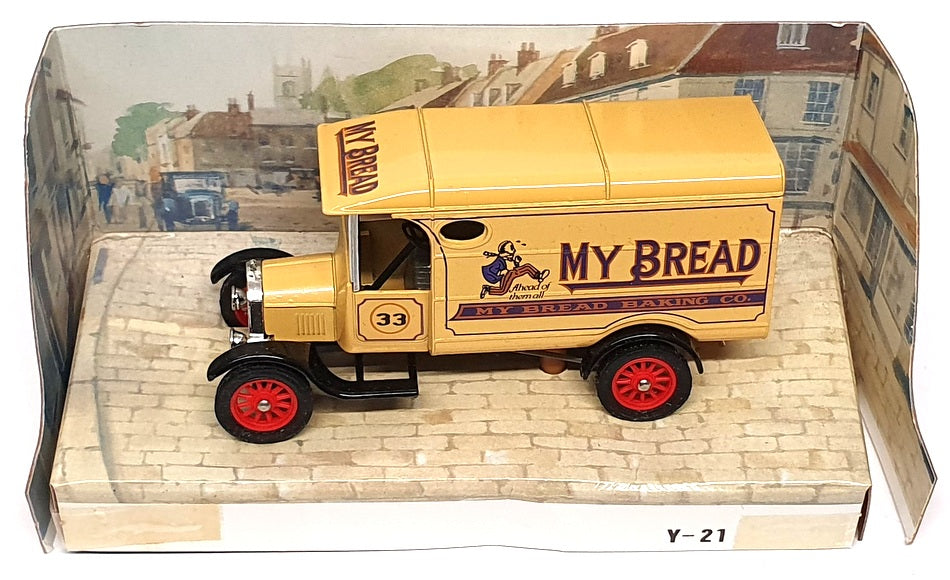 Matchbox Models Of Yesteryear Y21 - 1926 Ford Model TT Van "My Bread" - Beige