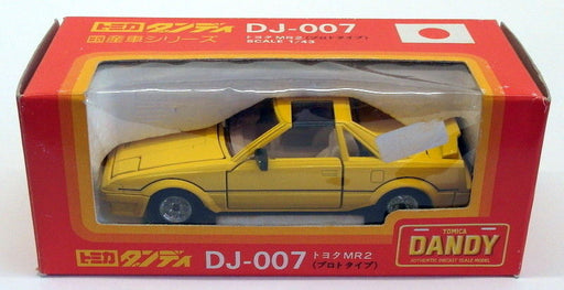 Tomica Dandy 1/43 Scale Diecast DJ-007 - Toyota MR2 - Yellow