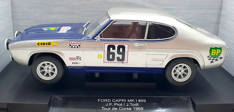 Model Car Group 1/18 Scale MCG18298R Ford Capri MK I #69 T.D.C 1969 J.F.Piot