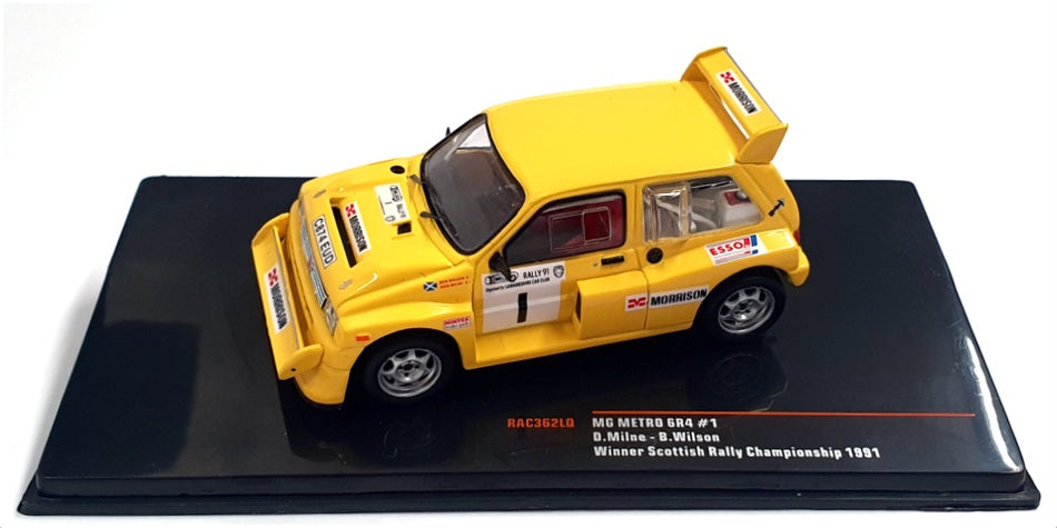 Ixo 1/43 Scale RAC362LQ - MG Metro 6R4 - Winner Scottish Rally 1991