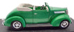 Road Signature 1/18 Scale Model Car 92238 - 1937 Ford Convertible - Met Green