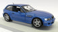 UT Models 1/18 Scale Diecast - 20431 BMW Z3M Coupe Metallic Blue