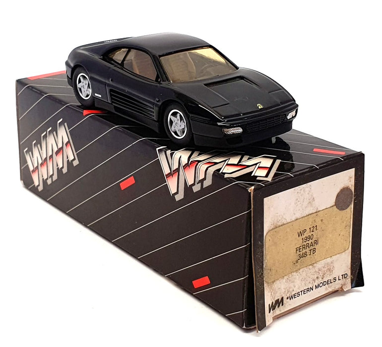 Western Models 1/43 Scale WP121 - 1990 Ferrari 348 TB - Black