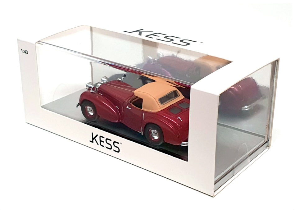 Kess 1/43 Scale Resin KE43057001 - 1949 Triumph Roadster Closed - Metallic Red