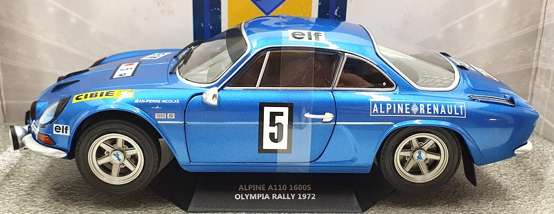 Solido 1/18 Scale Diecast S1804205 - Alpine A110 1600S Olympia Rally 1972