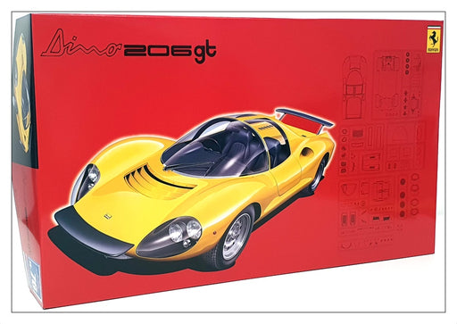 Fujimi 1/24 Scale Unbuilt Plastic Kit 123639 - Ferrari 206 GT