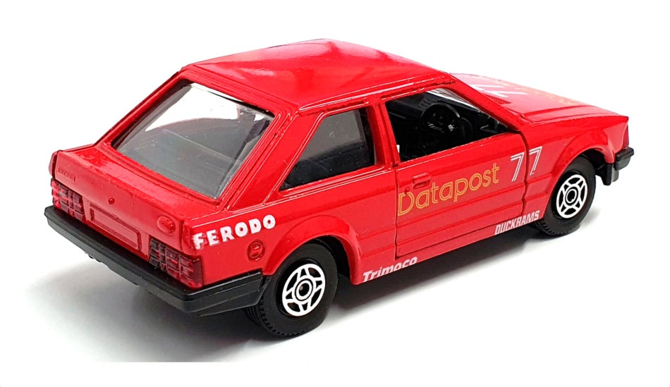 Corgi 10cm Long Diecast 612 - Ford Escort Royal Mail Datapost - Red