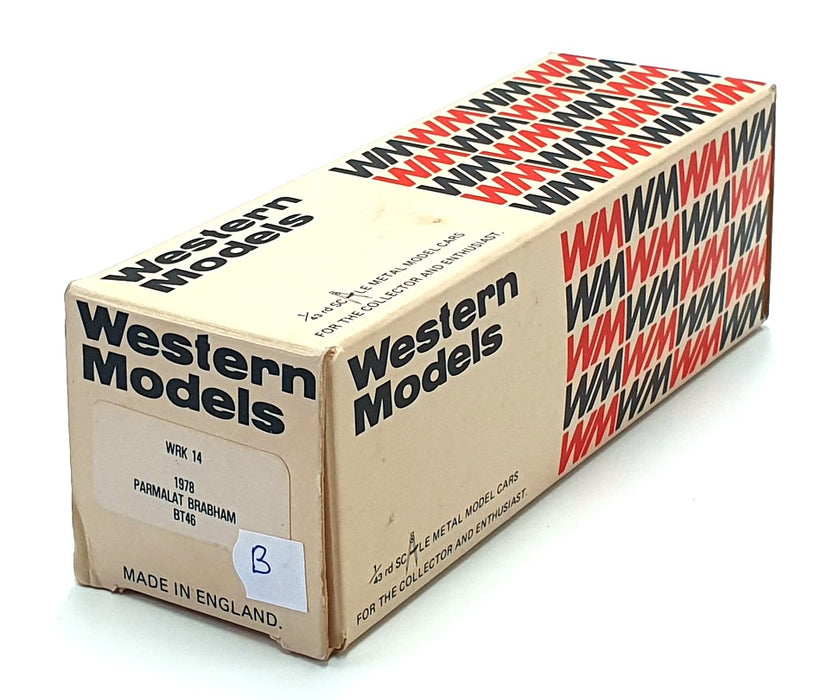 Western 1/43 Scale Unbuilt Kit WRK14 - F1 1978 Parmalat Brabham BT46