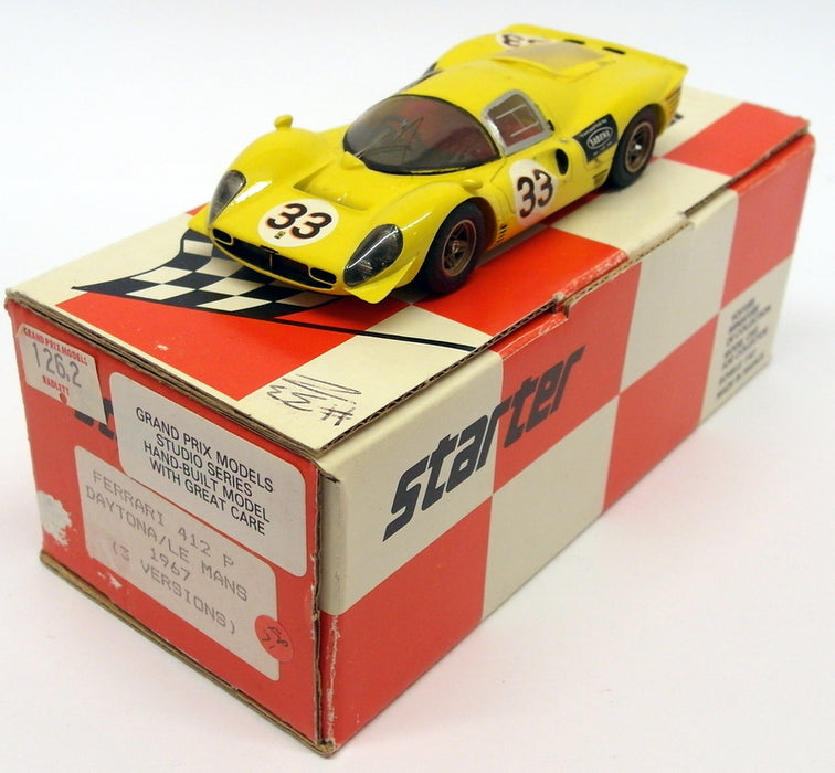 Starter 1/43 Scale Resin Built Kit - FP71 Ferrari 412P Daytona Le Mans 1976 #33