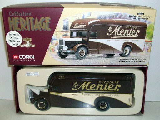 CORGI 1/50 - 72006 BERNARD TYPE 110, FOURGON CHOCOLAT MENIER