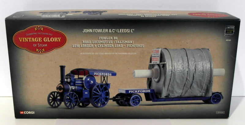 Corgi 1/50 Scale 80102 - John Fowler BG Road Locomotive & Low Loader - Pickfords