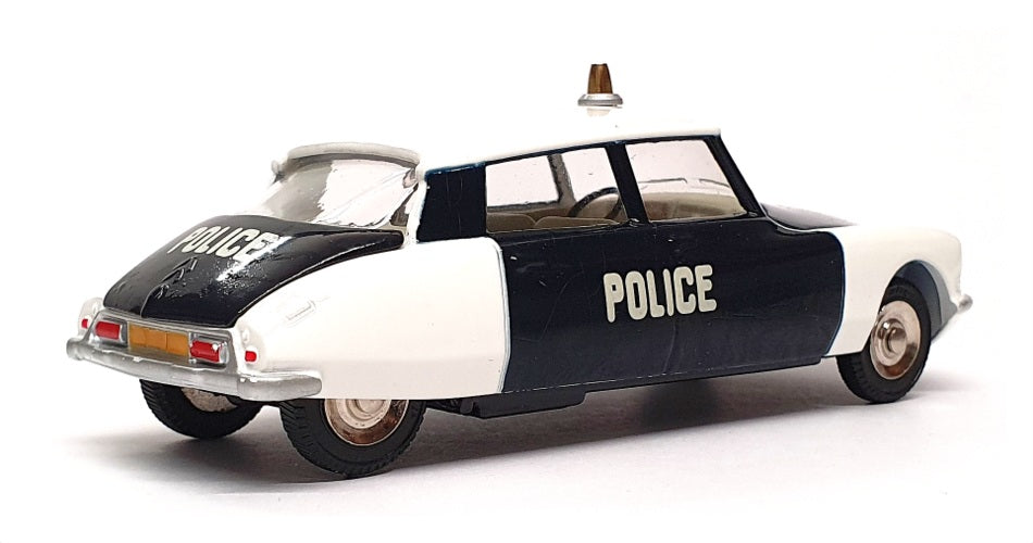 Atlas Editions Dinky Toys Appx 10cm Long 501 - Citroen DS19 Police - Black/White