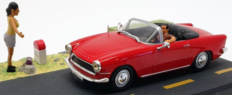 Altaya 1/43 Scale Model Car 1401IR4 - Simca Oceane Cab  - Red